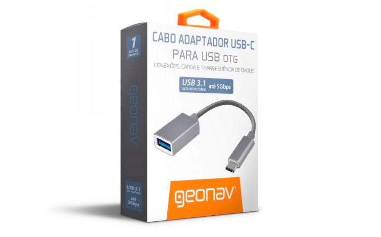 Cabo Adaptador USB-C para HDMI, USB-C e USB F